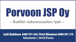 Porvoon JSP Oy logo